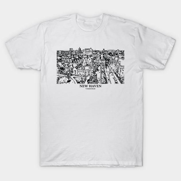 New Haven - Connecticut T-Shirt by Lakeric